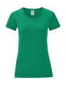 Dames T-shirt Iconic Fruit of the Loom 61-432-0 Heather Green